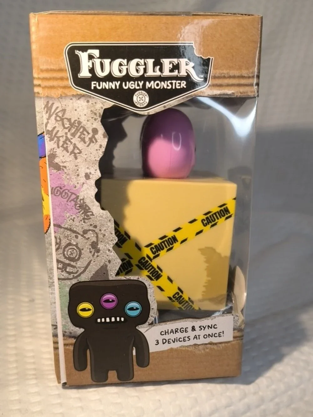Gaptooth McGoo Purple & Yellow 3-Port USB Hub